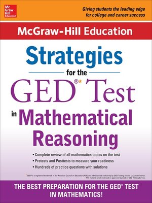 McGraw-Hill Education Strategies for the GED Test in Mathematical Reasoning - ebook